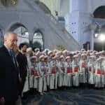 Cumhurbaşkanı Erdoğan, Çamlıca Camii'nde Hafızlık Eğitimini Tamamlayan Öğrencilere İcazet Belgesi Verdi