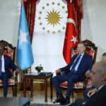 Cumhurbaşkanı Erdoğan ve Somali Cumhurbaşkanı Mahmud Resmî Törende Buluştu
