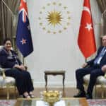 Cumhurbaşkanı Erdoğan, Yeni Zelanda Genel Valisi Kiro ile Cumhurbaşkanlığı Külliyesinde Bir Araya Geldi